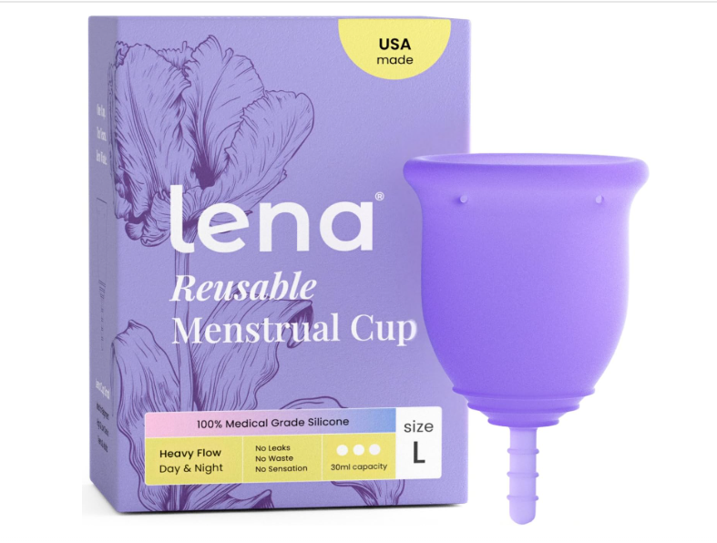 Lena Copa menstrual talla L Lila